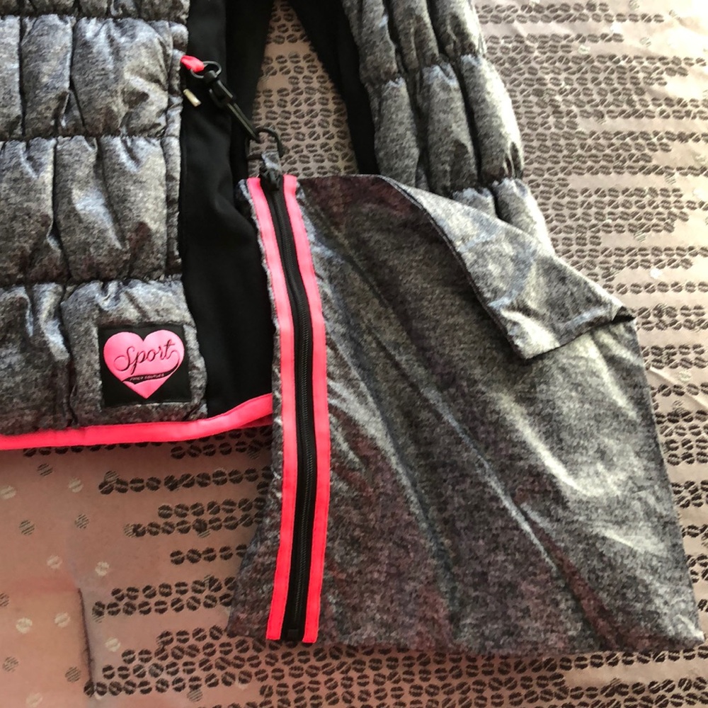 Juicy Couture Sport Packable Puffer Jacket-Grey - Picture 3 of 8
